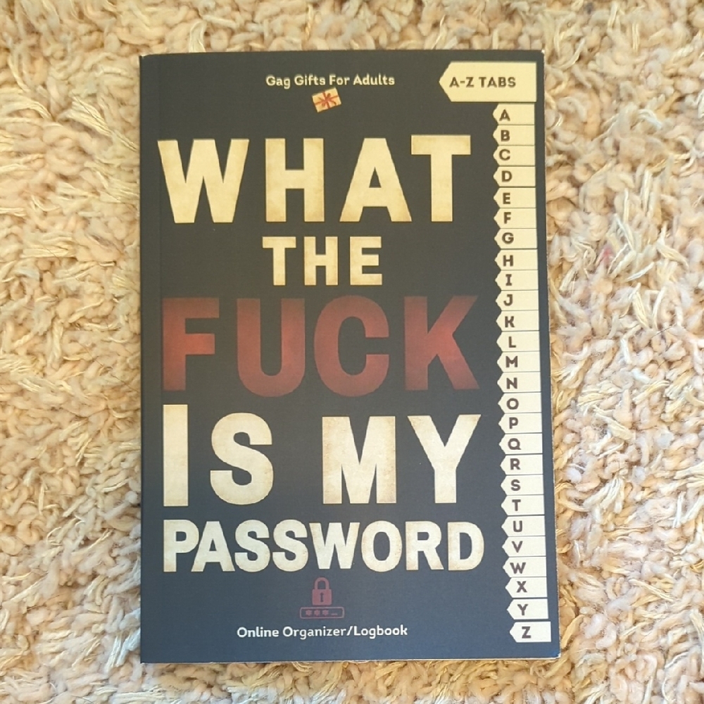 What The F*** Is My Password Book